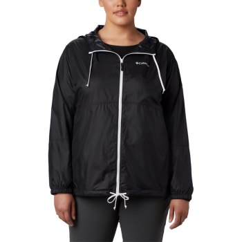 Columbia Jas Dames, Flash Forward Windbreaker Plus Size Zwart, 21KSNALWY